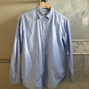 Everlane The Silky Cotton Relaxed Shirt Pale Blue Button-up Dress Shirt